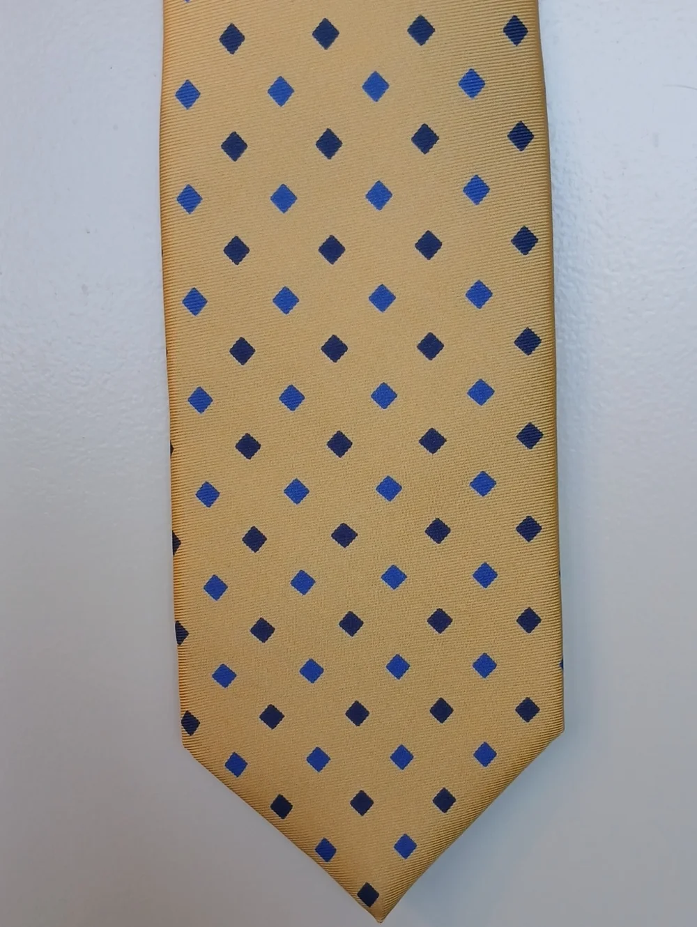 Lands' End Long Yellow Silk Tie
